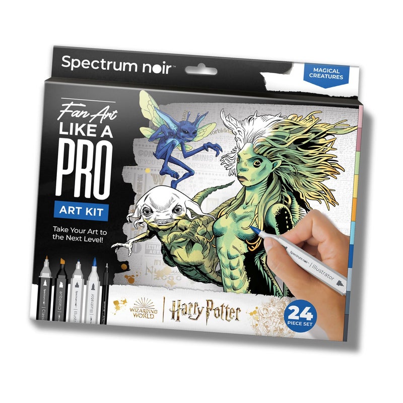 Spectrum Noir Pro Fan Art Set - 24 Piece - Magical Creatures - Image 1